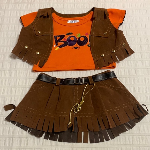 Build-a-Bear Halloween Cowgirl Costume - Picture 1 of 10
